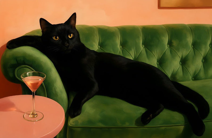 The Sophisticat Wall Art Print