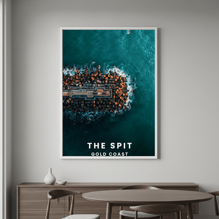 The Spit Travel Poster, Queensland by L10 wall - art - picture - poster