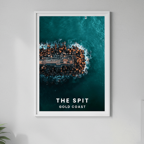 The Spit Travel Poster, Queensland by L10