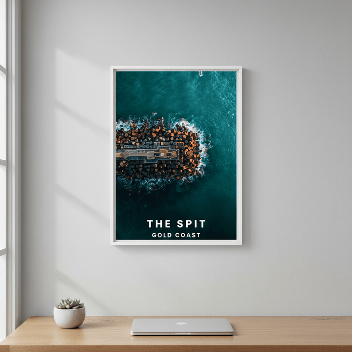 The Spit Travel Poster, Queensland by L10 wall - art - picture - poster