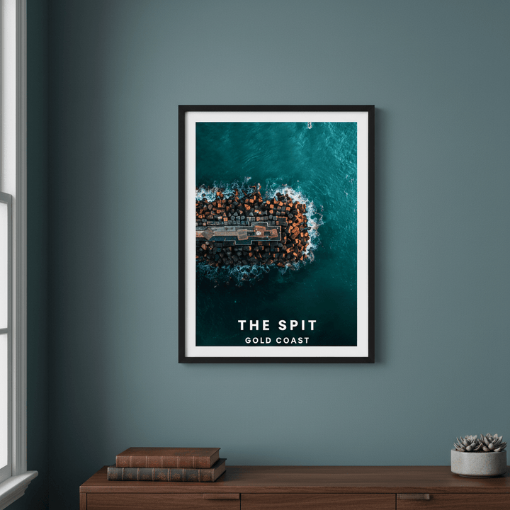 The Spit Travel Poster, Queensland by L10 wall - art - picture - poster