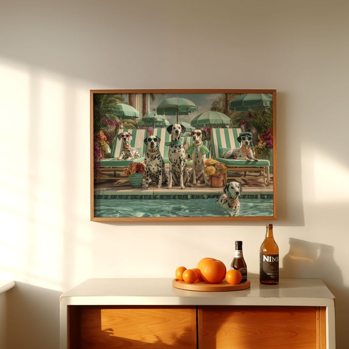 The Spotted Society Dalmations Wall Art Print wall - art - picture - poster