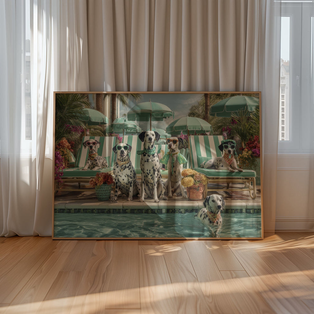 The Spotted Society Dalmations Wall Art Print wall - art - picture - poster