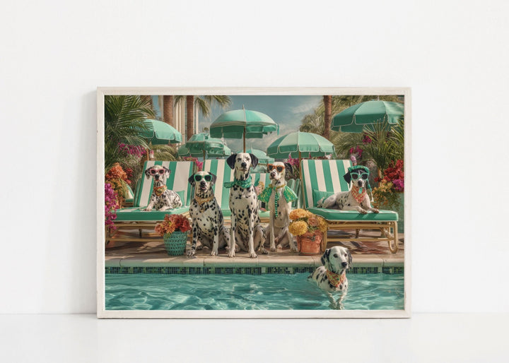 The Spotted Society Dalmations Wall Art Print wall - art - picture - poster