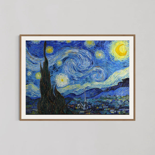 The Starry Night Abstract by Vincent van Gogh