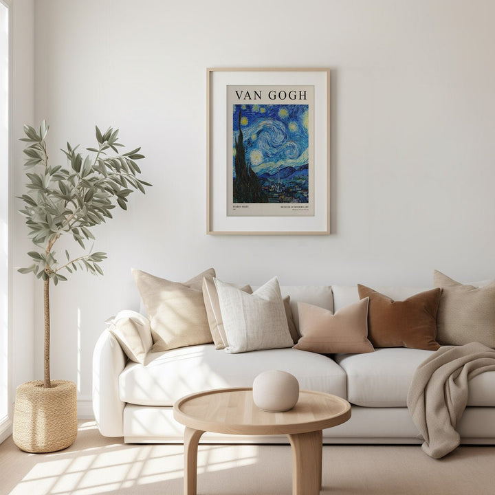 The Starry Night Plakat Wall Art by Vincent van Gogh - Style My Wall