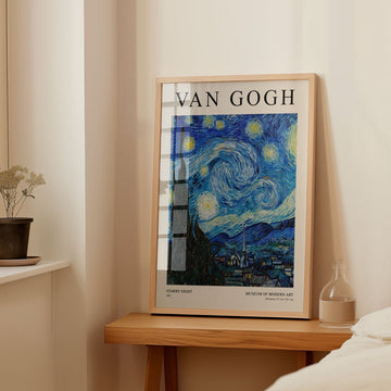 The Starry Night Plakat Wall Art by Vincent van Gogh - Style My Wall