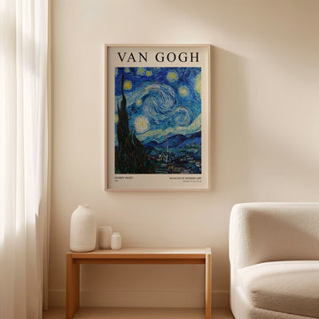 The Starry Night Plakat Wall Art by Vincent van Gogh - Style My Wall