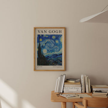 The Starry Night Plakat Wall Art by Vincent van Gogh - Style My Wall