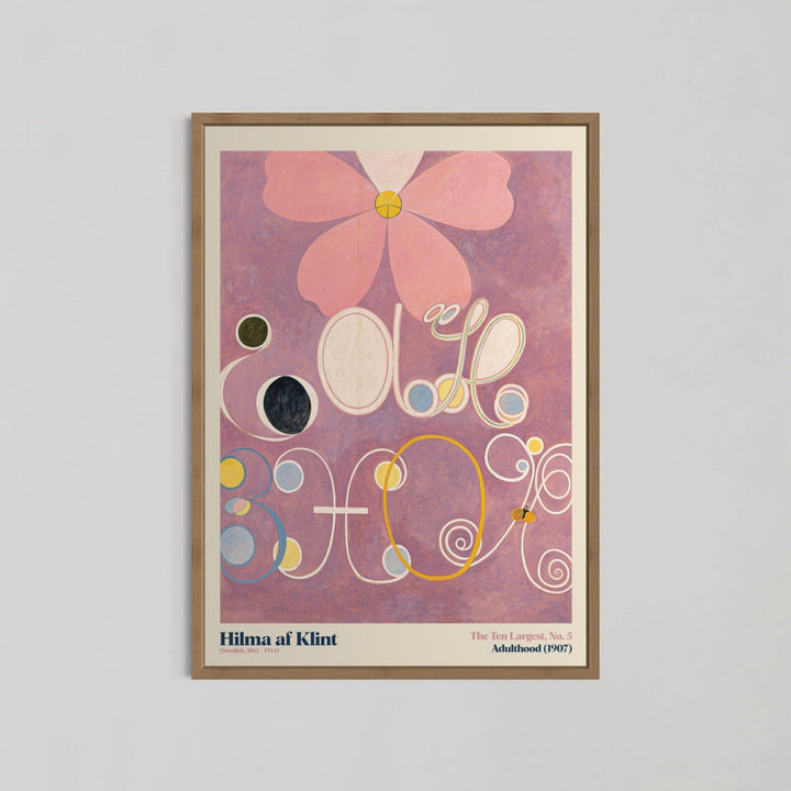 The Ten Largest Adulthood Wall Art by Hilma af Klint - Style My Wall