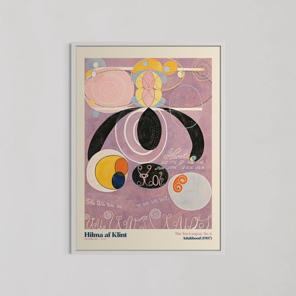 The Ten Largest Adulthood 6 Wall Art by Hilma af Klint - Style My Wall