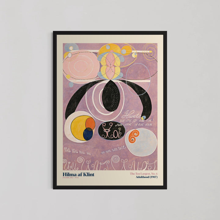 The Ten Largest Adulthood 6 Wall Art by Hilma af Klint - Style My Wall