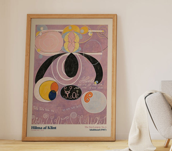 The Ten Largest Adulthood 6 Wall Art by Hilma af Klint - Style My Wall