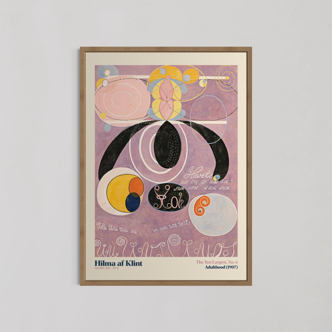 The Ten Largest Adulthood 6 Wall Art by Hilma af Klint - Style My Wall