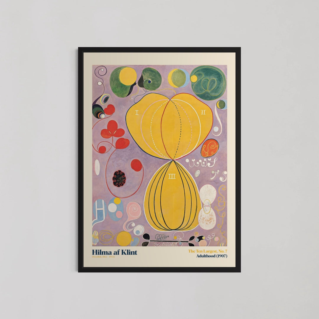 The Ten Largest Adulthood 7 Wall Art by Hilma af Klint - Style My Wall