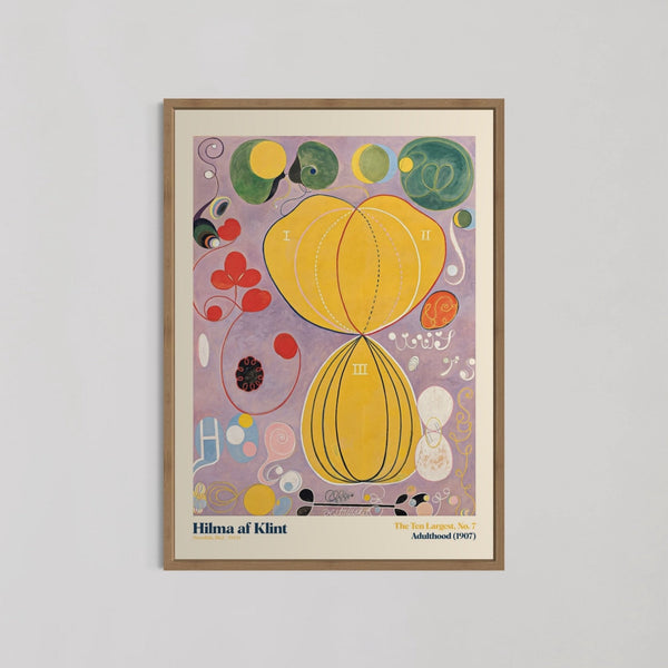 The Ten Largest Adulthood 7 Wall Art by Hilma af Klint