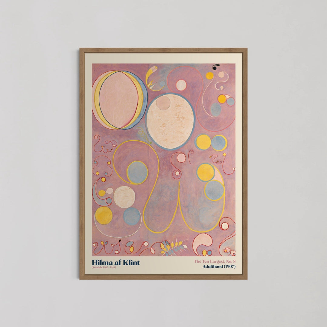 The Ten Largest Adulthood 8 Wall Art by Hilma af Klint - Style My Wall