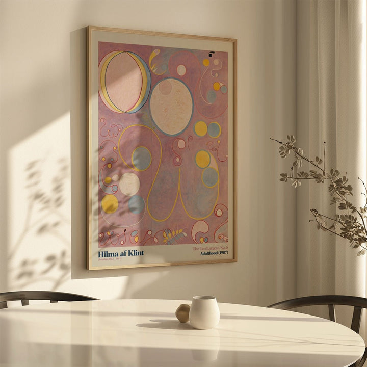 The Ten Largest Adulthood 8 Wall Art by Hilma af Klint - Style My Wall