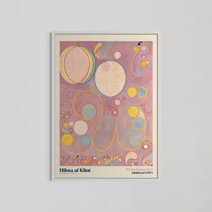 The Ten Largest Adulthood 8 Wall Art by Hilma af Klint - Style My Wall