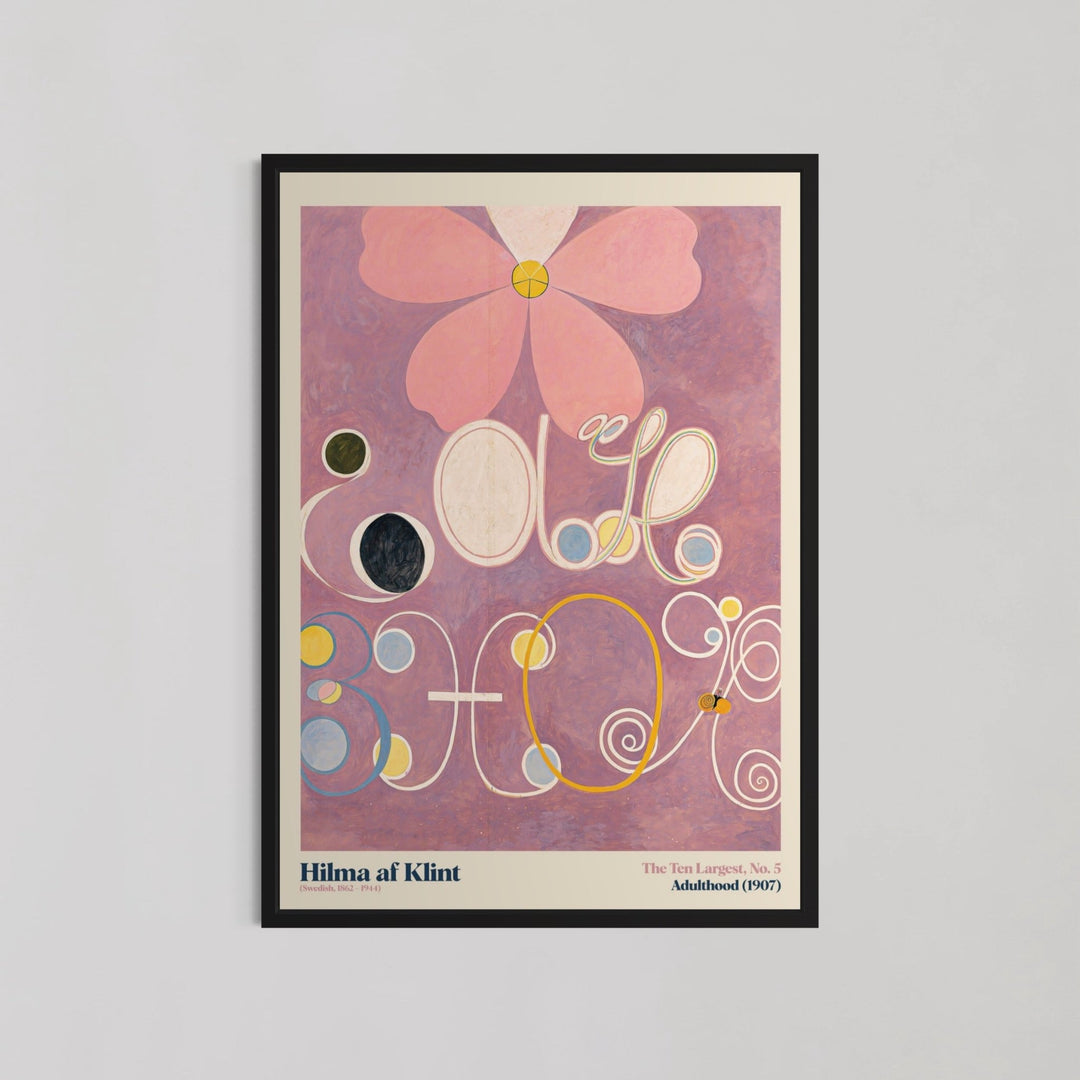 The Ten Largest Adulthood Wall Art by Hilma af Klint - Style My Wall