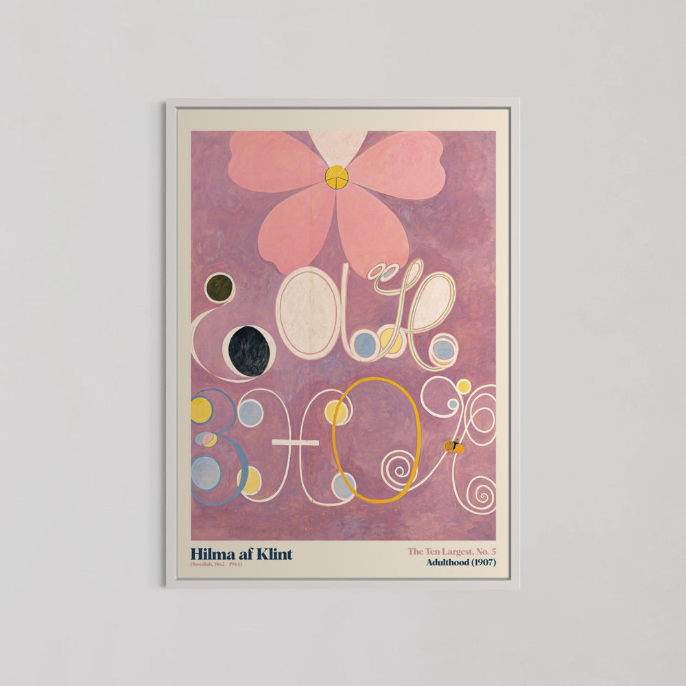 The Ten Largest Adulthood Wall Art by Hilma af Klint - Style My Wall