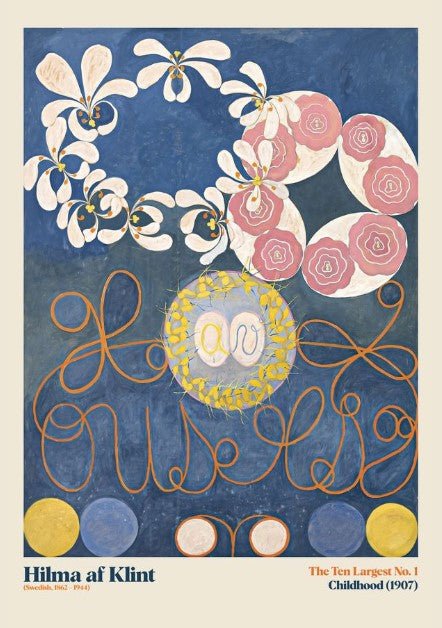 The Ten Largest Childhood 1 Wall Art by Hilma af Klint