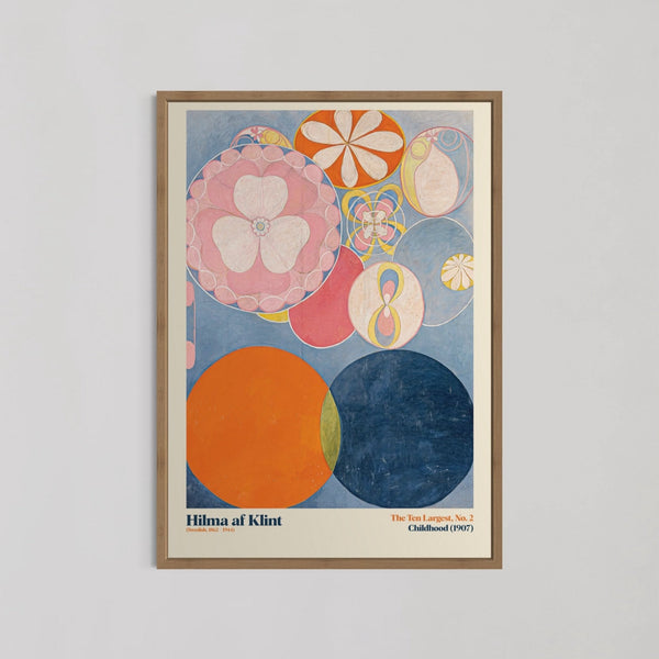 The Ten Largest Childhood 2 Wall Art by Hilma af Klint