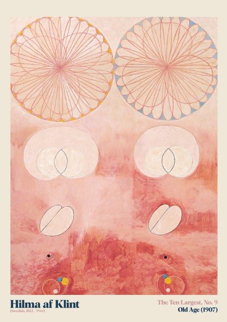 The Ten Largest Old Age 9 Wall Art by Hilma af Klint