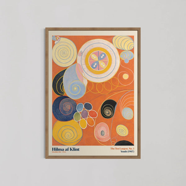 The Ten Largest Youth 3 Wall Art by Hilma af Klint