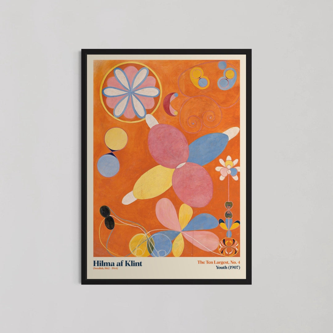 The Ten Largest Youth 4 Wall Art by Hilma af Klint - Style My Wall,frame