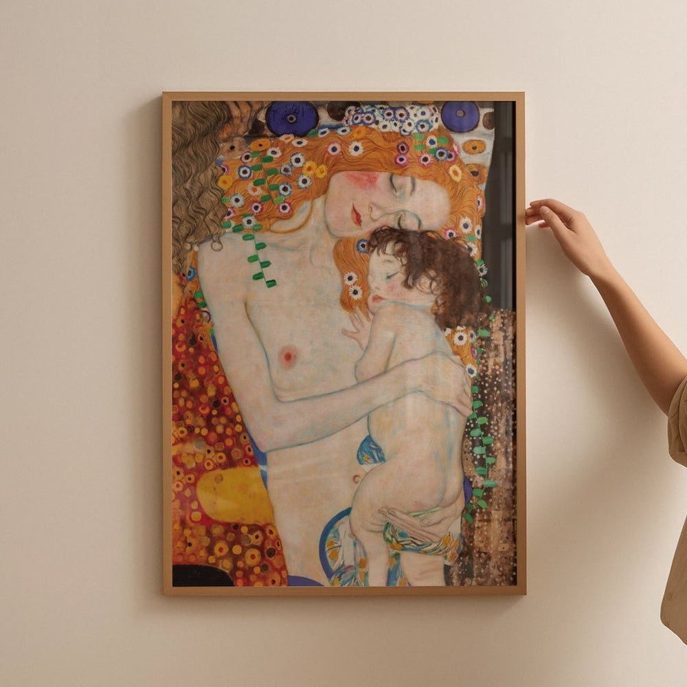 The Three Ages of Woman Wall Art by Gustav Klimt - Style My Wall