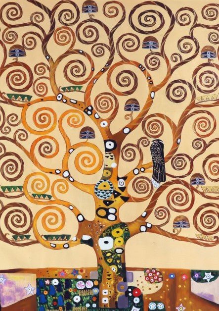 The Tree Of Life Stoclet Frieze Wall Art by Gustav Klimt