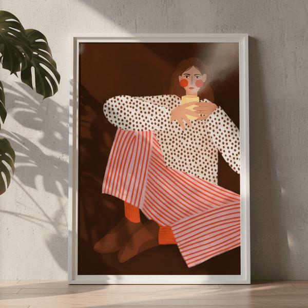 The Woman with the Cup of Tea by Bea Muller