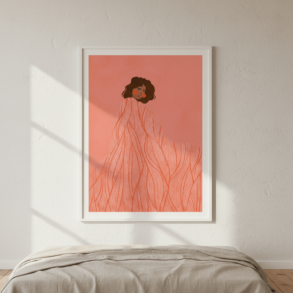 The Woman with the Swirls II by Bea Muller wall - art - picture - poster