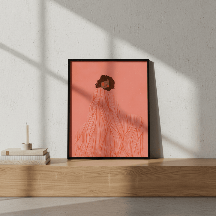 The Woman with the Swirls II by Bea Muller wall - art - picture - poster