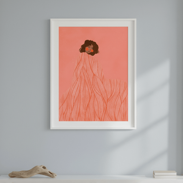 The Woman with the Swirls II by Bea Muller | Art & Canvas Print