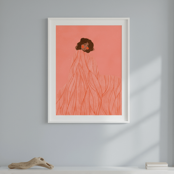 The Woman with the Swirls II by Bea Muller wall - art - picture - poster