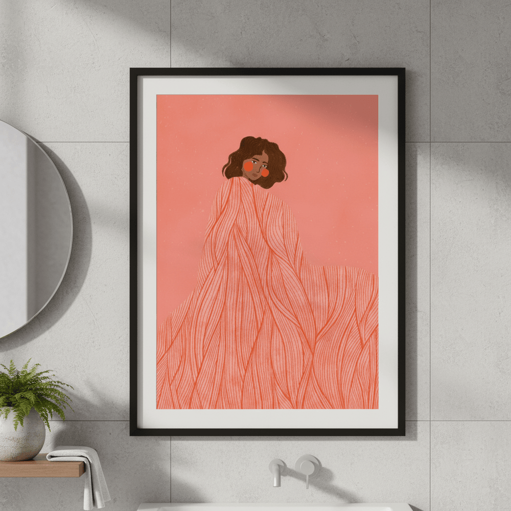 The Woman with the Swirls II by Bea Muller wall - art - picture - poster