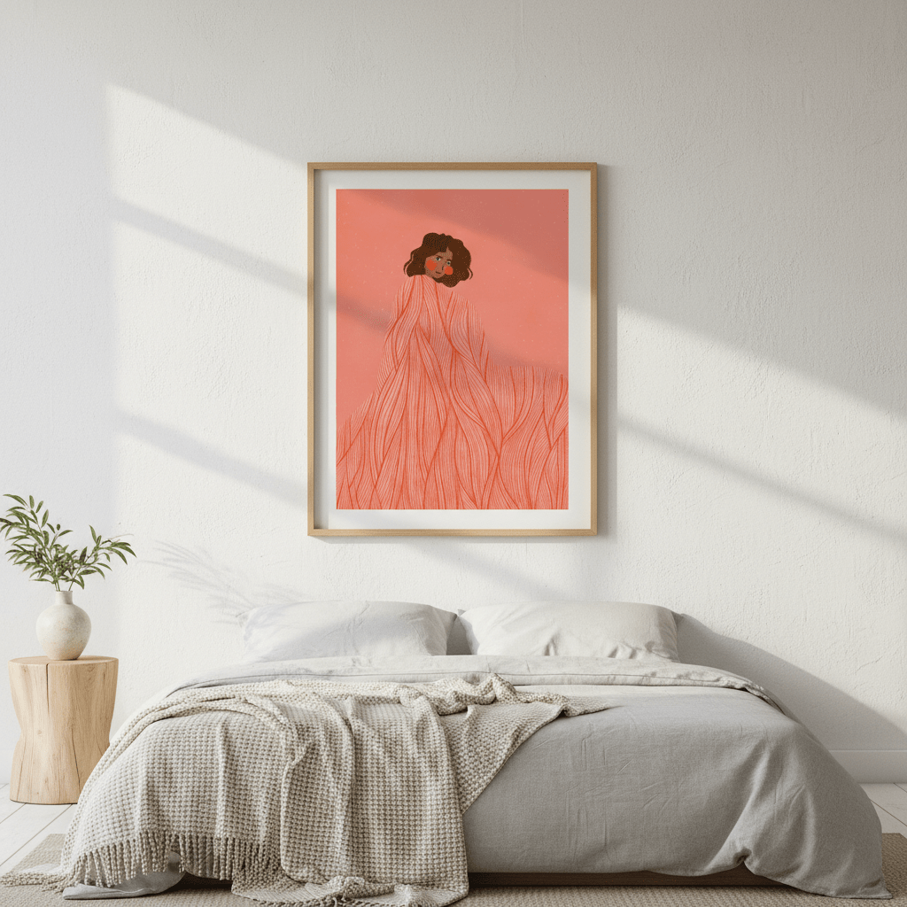 The Woman with the Swirls II by Bea Muller wall - art - picture - poster