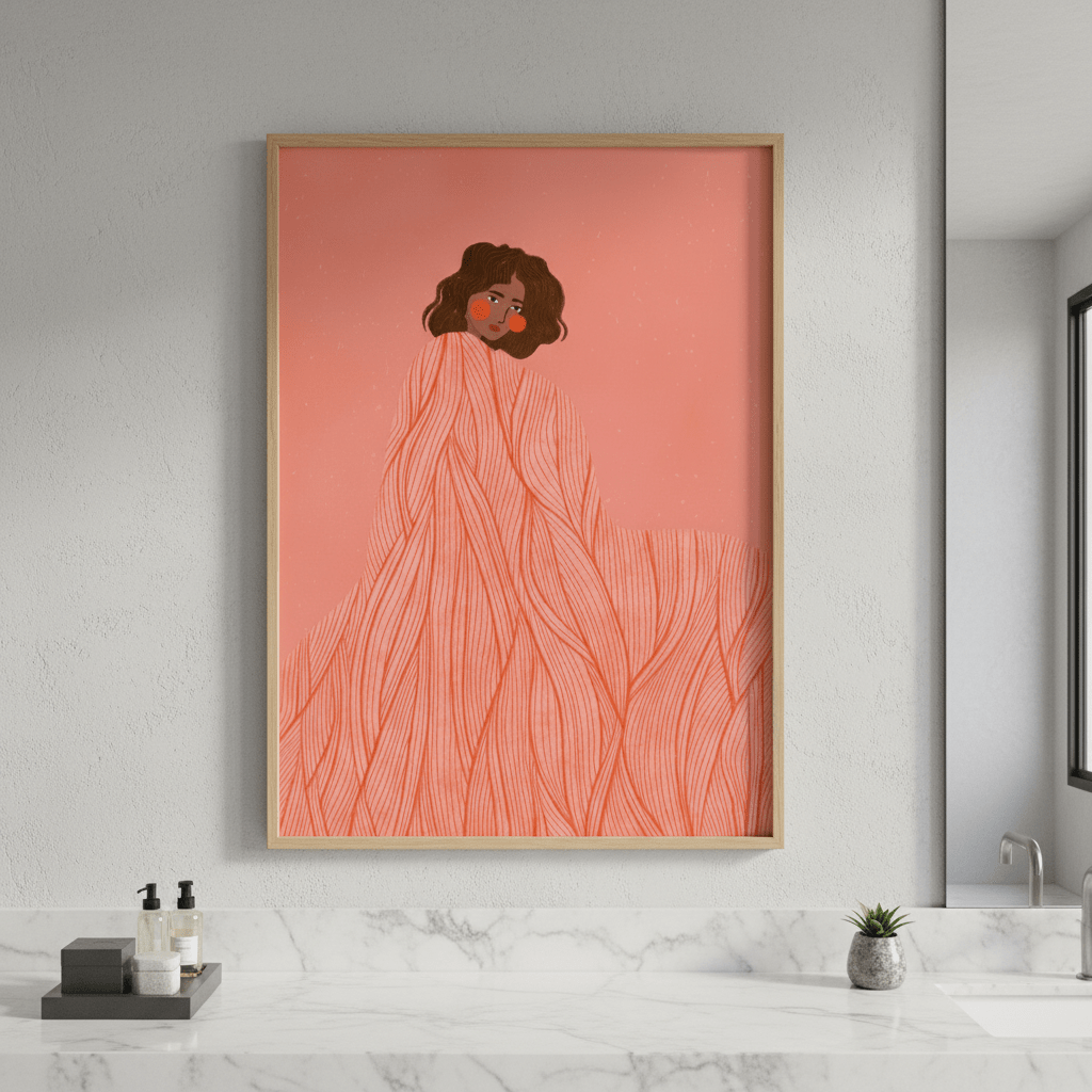 The Woman with the Swirls II by Bea Muller wall - art - picture - poster