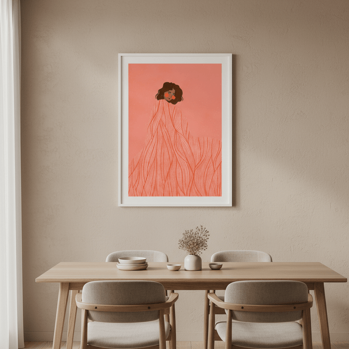 The Woman with the Swirls II by Bea Muller wall - art - picture - poster