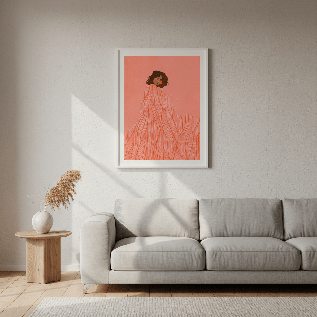 The Woman with the Swirls II by Bea Muller wall - art - picture - poster