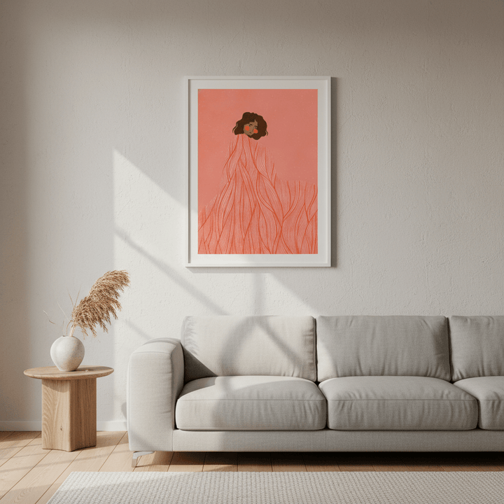 The Woman with the Swirls II by Bea Muller wall - art - picture - poster