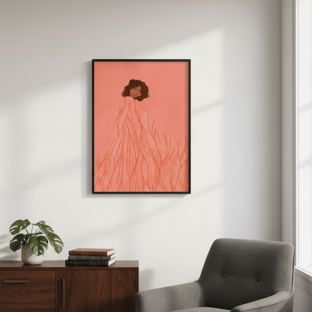 The Woman with the Swirls II by Bea Muller wall - art - picture - poster