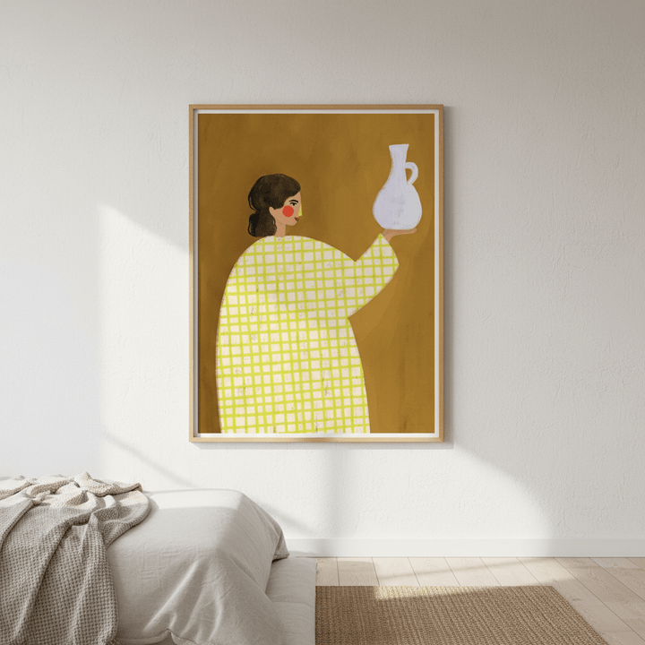 The Woman with the Vase by Bea Muller wall - art - picture - poster