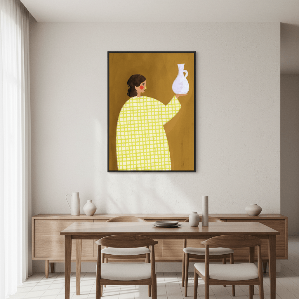 The Woman with the Vase by Bea Muller wall - art - picture - poster