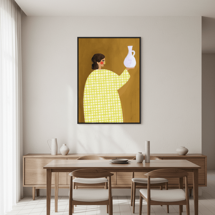 The Woman with the Vase by Bea Muller wall - art - picture - poster