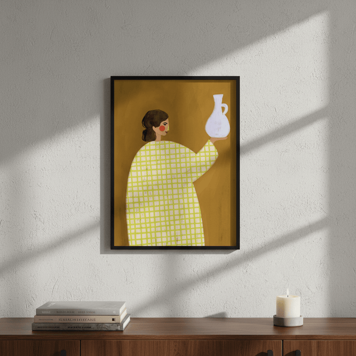 The Woman with the Vase by Bea Muller wall - art - picture - poster