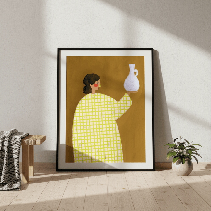 The Woman with the Vase by Bea Muller wall - art - picture - poster