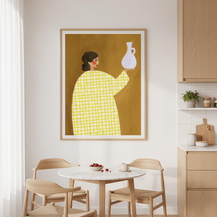 The Woman with the Vase by Bea Muller wall - art - picture - poster